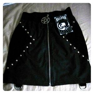 Killstar Skirts - Killer Idefy Mini Skirt Killstar Skirts - Killer Idefy Mini Skirt